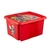 KEEEPER FIREMANN SAM - CAJA DE ALMACENAJE CON TAPA PARA NIÑOS, 24 L, COLOR ROJO CEREZA