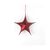 Dekostern Starlet - rot-metallic - 100% Poylester - Durchmesser 65 cm