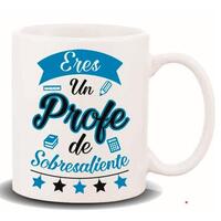 ROYMART TAZA CON MENSAJE "PARA UN PROFE"