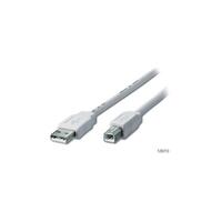 Equip USB Kabel 2.0 A-B St/St 1.8m transparent Polybeutel
