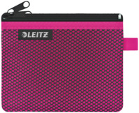 Traveller Zip-Beutel WOW, S, 2 Fächer, 14 x 10,5 cm, 2 Fächer, pink