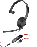 POLY Jednouszny zestaw słuchawkowy Blackwire 5210 USB-A