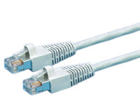 Draka Comteq S/FTP Patch cable Cat6, Grey, 0.5m Netzwerkkabel Grau 0,5 m