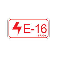 Brady 138824 biztonsági jel Biztonsági jelző címke