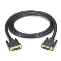 Black Box DVI-I-DL-001M kabel DVI 1 m Czarny