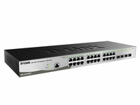 D-Link DGS-1210-28/ME/E hálózati kapcsoló Vezérelt L2+ Gigabit Ethernet (10/100/1000) 1U Fekete, Szürke