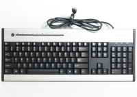 Acer KB.USB0B.284 Tastatur USB QWERTY Englisch Schwarz, Silber