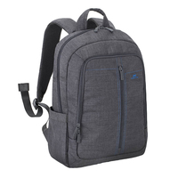 Rivacase 7560 Laptop Canvas Backpack 15.6 grey / rugzak Grijs Polyester