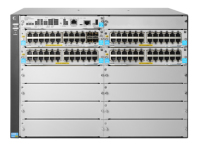 Hewlett Packard Enterprise 5412R 92GT PoE+ & 4-port SFP+ (No PSU) v3 zl2 Managed L3 Gigabit Ethernet (10/100/1000) Power over Ethernet (PoE) 7U Grau