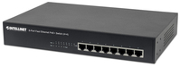 Intellinet 561075 łącza sieciowe Nie zarządzany Fast Ethernet (10/100) Obsługa PoE Czarny