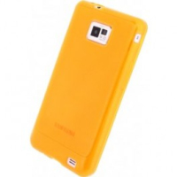 Mobilize MOB-TPUDOT-I9100 mobiele telefoon behuizingen 10,9 cm (4.3") Hoes Oranje, Transparant