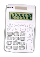 Genie 120 S calculatrice Poche Calculatrice à écran Gris, Blanc