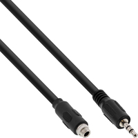 InLine 99303P audio kabel 0,6 m 3.5mm Zwart