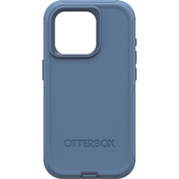 OtterBox Defender Series voor iPhone 15 Pro, Baby Blue Jeans (Blue)