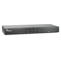 Inter-Tech KVM AS-9108DU Tastatur/Video/Maus (KVM)-Switch Rack-Einbau Schwarz