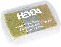 HEYDA 204888466 cassette d'encre pour tampons Multicolore 3 pièce(s)