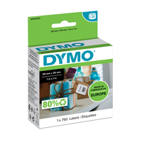 DYMO LW - Etykiety uniwersalne imiennych - 25 x 25 mm - S0929120