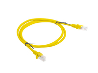 Lanberg PCU5-10CC-0100-Y kabel sieciowy Żółty 1 m Cat5e U/UTP (UTP)