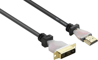 Renkforce RF-4212219 Videokabel-Adapter 5 m HDMI Typ A (Standard) DVI-D Schwarz