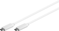 Microconnect USB3.1CC1W kabel USB 1 m USB 3.2 Gen 2 (3.1 Gen 2) USB C Biały