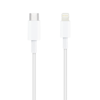 TooQ 10.10.0602 cable de conector Lightning 2 m Blanco