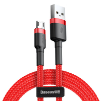 Baseus CAMKLF-B91 USB kábel 1 M USB A Fekete, Vörös