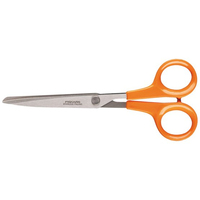 Fiskars 1000816 stationery/craft scissors Universal Straight cut Orange, Stainless steel