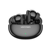 Vention NBFB0 fejhallgató és headset Vezeték nélküli Hallójárati Hívások/zene/sport/általános Bluetooth Fekete