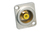 Amphenol ACJD-YEL cable gender changer RCA Metallic, Yellow