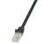 LogiLink 1m Cat.6 U/UTP câble de réseau Noir Cat6 U/UTP (UTP)