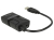 DeLOCK 62588 USB cable 0.15 m USB A Black