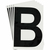 Brady TS-152.40-514-B-BK-20 Selbstklebendes Symbol Schwarz Letter