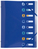 Exacompta Bee Blue Pp Multipart File 8p A4 - Navy Blue - New