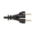 Eaton P054-01M-EU power cable Black 1 m CEE7/7 IEC C13