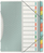 Esselte 626256 intercalaire de classement Onglet avec index vierge Polypropylène (PP) Multicolore