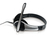 Conceptronic CCHATSTAR2_V2 Zestaw słuchawkowy Przewodowa Opaska na głowę Biuro/centrum telefoniczne Czarny, Srebrny