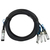 BlueOptics CAB-Q28-S28-1M-BL InfiniBand/fibre optic cable QSFP28 4xSFP28 Schwarz