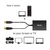 CLUB3D cac-1130 0,6 m MiniDP/USB-A DVI-D Noir