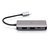 C2G Mini station d’accueil USB-C 4 en 1 avec HDMI, USB-A, Ethernet et USB-C, alimentation électrique jusqu’à 100 W - 4K 30 Hz
