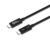 Microconnect TB4010 Thunderbolt-kabel 1 m 40 Gbit/s Zwart