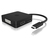 ICY BOX IB-DK1104-C Adaptador gráfico USB 3840 x 2160 Pixeles Negro