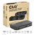 CLUB3D CSV-7210 przełącznik KVM Czarny