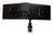 R-Go Tools Monitorarm R-Go Caparo, verstelbare dubbele monitorarm met gasveer, 100% circulair, 3-9 kg draagvermogen, zwart