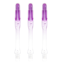 L-Style Schaft Ls Natural Nine Slim 300, clear-grape, 3 Stück
