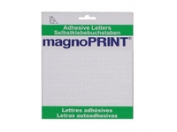 Buchstaben Magnoprint SK 6mm weiss A-Z/0-9