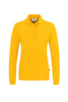 HAKRO Damen Longsleeve-Poloshirt Mikralinar® L - sonne | L: Detailansicht 1