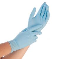 Einweg-Handschuh Nitril, Safe Light, puderfrei, Länge 24cm, Größe L, Blau, 100 Stück/VE
