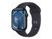 Apple Watch Series 9 GPS 45mm Midnight Aluminium Case with Midnight Sport Band - S/M (Demo)