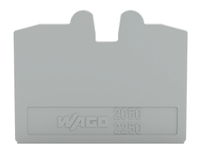 WAGO 2050-1291 AFSLUIT- EN TUSSENPLAAT 1.1 MM
