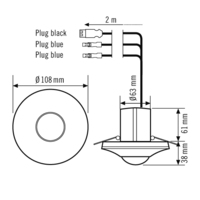 ESYLUX PD-C 360I/8 DUO DALI PLAFONDAANWEZIGHEIDSSENSOR PD-